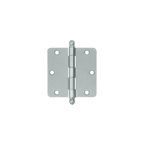 S35R426D-BT Ball Tip 1/4 Radius Hinges Brushed Chrome, 10PK